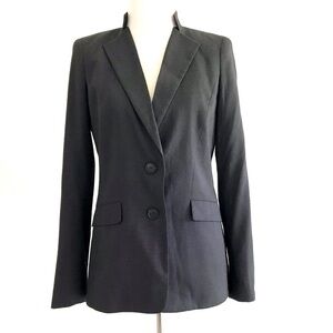 Lafayette 148 | High Collar Polka Dot Blazer Womens Sz 0 Two Button Suit Jacket